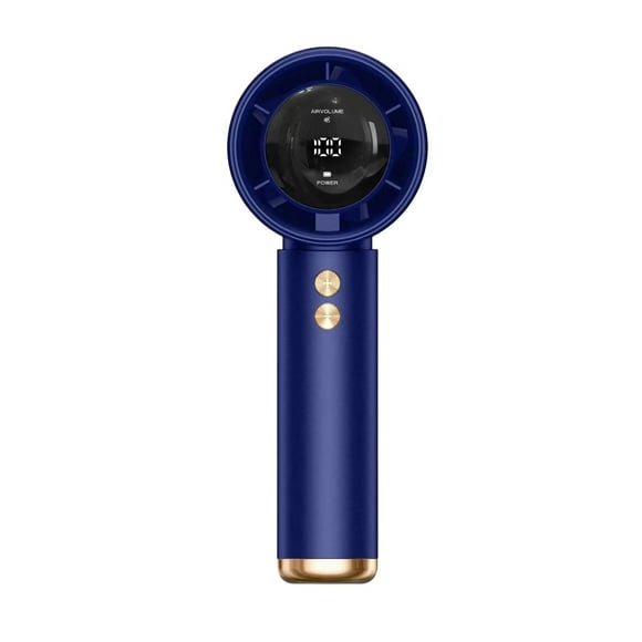 Bearachild Energía eólica ajustable del mini ventilador portátil de la pantalla LED para el aire más fresco casero del ABS del alto valor Electrodomésticos azul 3000mA