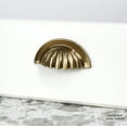 thumbnail image 4 of Century Hardware Plymouth Collection 3" C-to-C Solid Brass Cup Pull - Dull Satin Nickel, 4 of 6