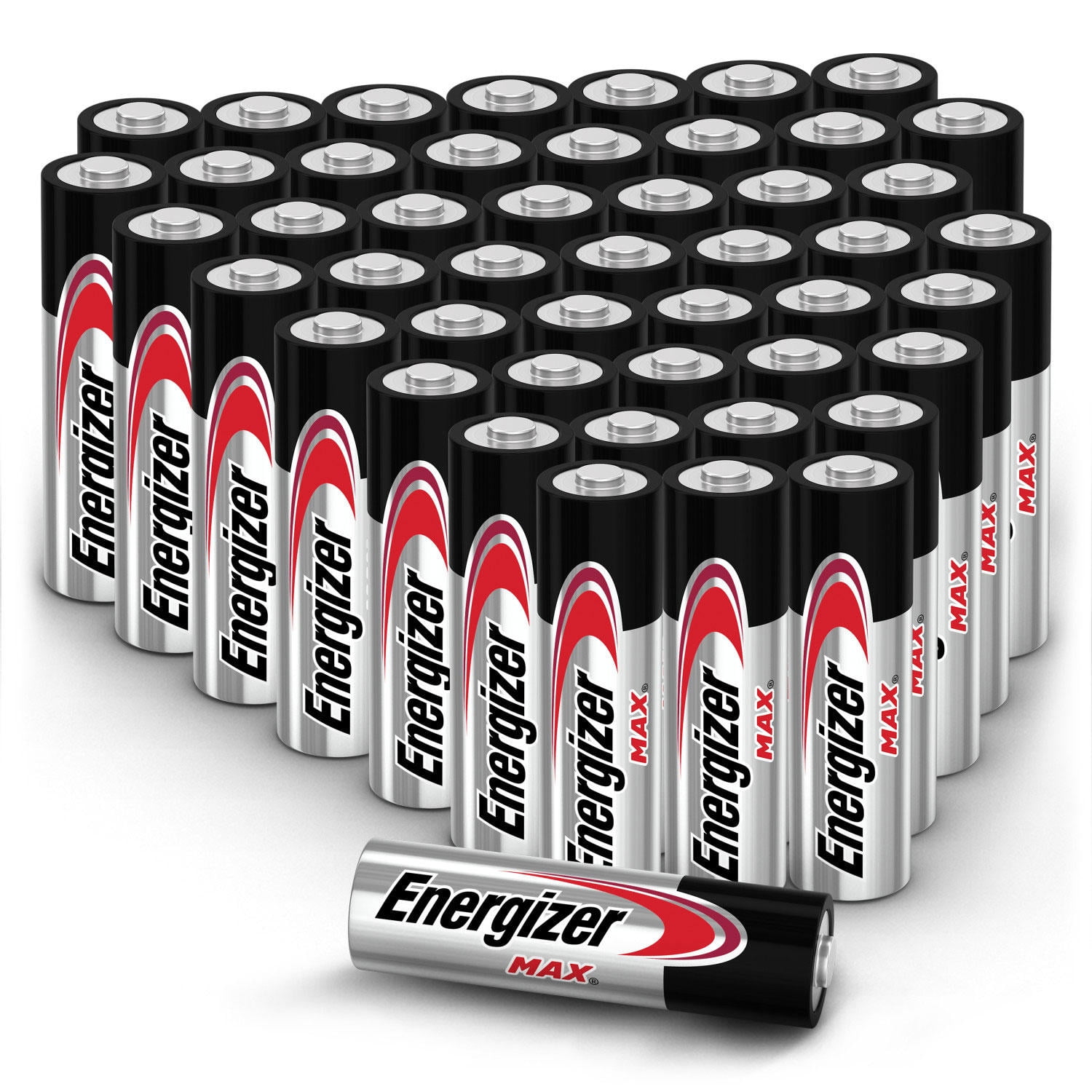 Energizer MAX AA Batteries (48 Pack), Double A Alkaline Batteries