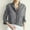 Coffee, variant on Fznquz Linen Trendy Tops for Women 2025 Blue Button Down Plain Shirts Long Sleeve Casual Clothes for Women