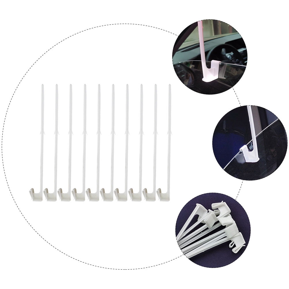 20 Pack Small Car Flags with Flagpoles and Holders, Window Mount Flagpole Set for Vehicles, and Easy to Install