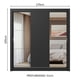 thumbnail image 3 of Ropero Closet Madesa 3 Puertas 2 Espejos NN, 3 of 5