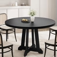 thumbnail image 1 of Bingirl 47 - Inch Round Wooden Dining Table for 4 to 6 People: Sturdy - Legged Kitchen Table for Dining Room and Kitchen, 1 of 6
