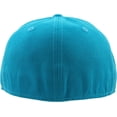 thumbnail image 4 of Solid Flat Brim Bill Fitted Baseball Cap, 4 of 6