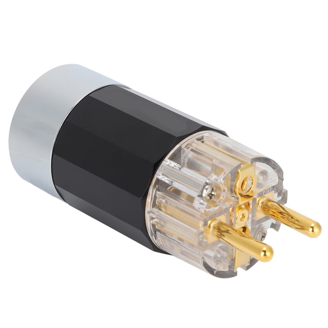 Pure Conector de Cobre, Proceso de Electroplatacia de Enchufe de Alimentación de Cobre Puro para Electrodomiscicos de Video