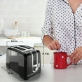 thumbnail image 5 of BLACK+DECKER 2-Slice Extra Wide Slot Toaster, Black, T2569B, 5 of 10
