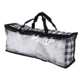 thumbnail image 3 of Storage Bag, Dustproof Comfortable Handle Clothes Storage Bag  For Books For Shoes Blue Plaid, 3 of 8