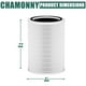 thumbnail image 5 of Filtro purificador de aire de repuesto CHAMONNY 12010 para Clorox, 5 of 7