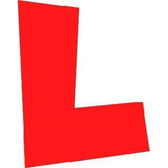 Students L Funny Education Wall Decal Decoration Bright Colored Alphabet Letter “L” Lasts Years and Easily Removable - Size: 10 In(W) x 8 In(H)