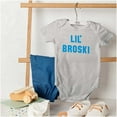 thumbnail image 4 of Lil Broski Funny Younger Brother Bodysuit Jumper Boys Infant Baby Brisco Brands 24M, 4 of 6