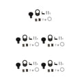 thumbnail image 1 of ZheElen Teeth Ratchet Socket Wrench Set Reusable Accurate Replacement Automobile Garage Workshop Repair Tool Accessories Large 5Set, 1 of 6