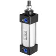 thumbnail image 4 of Long Service Life Durable Pneumatic Cylinder, Small Size Air Cylinder, Double-Rod Cylinder Home For Industry Side Load Adjustable Buffer, 4 of 8