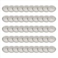 thumbnail image 3 of 50 Pcs Wide Mouth 86MM Jar Lids,Reusable Silverwith Seals Rings, 3 of 5