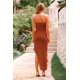 thumbnail image 2 of Vestido PRETTYGARDEN 2025 Strapless con Volantes Caramelo XL, 2 of 8