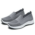 thumbnail image 6 of XIMIN Women's Orthopedic Sneakers New Air Cushion Slip on Walking Lightweight Shoes Casual Walking Wide Soft Soled Shoes with Arch Support Comfort Platform Sneakers, 6 of 8