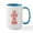 White/Blue Inside, variant on CafePress - Le Chef De BBQ Mugs - 15 oz Ceramic Large White Novelty Mug