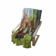 thumbnail image 4 of Tree Soft Flannel Fleece Throw Blanket, Friendly Smiling Worms in Wooden Tree House Animal Image, Cozy Plush for Indoor and Outdoor Use, 60" x 80", Apple Green Chocolate, by Ambesonne, 4 of 6