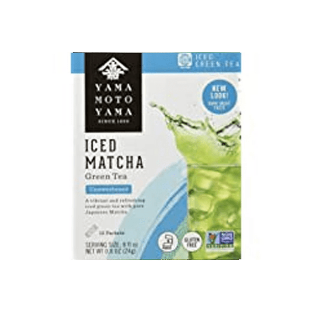 Yamamotoyama Original UnSweetened Iced Green Tea Mix 5.3oz (Pack of 3