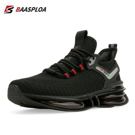 

Baasploa Men s New Lightweight Breathable Casual Comfortable Sneakers With Mesh