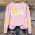 thumbnail image 2 of Timegard Womens Crewneck Sweatshirt Fall Loose Comfy Drop Shoulder Print Long Sleeve Pullover Tops, 2 of 4