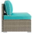 thumbnail image 3 of Modway Repose Outdoor Patio Armchair in Light Gray Turquoise, 3 of 4