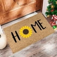thumbnail image 4 of Absorbent Non-Slip Entry Door Mat, Decorative Polyester Bathroom and Kitchen Rugs with Antiskid Backing, Ideal for Living Room and Foyer, 40x60 cm, Brown, 4 of 6