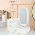 thumbnail image 4 of Jewelry Box Organizer With Mirror And Drawer, Jewelry Storage Box For Earrings, Bracelets, Necklaces, Hair Accessories-c, 4 of 5