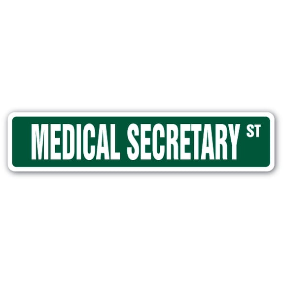 Medical Secretary Street [3 Pack] of Vinyl Decal Stickers
