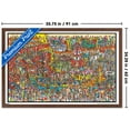 thumbnail image 3 of Where's Waldo? - Toys Toys Toys Wall Poster, 22.375" x 34" Framed, 3 of 5