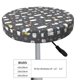 thumbnail image 4 of Balery Lovely Penguin Fundas de asiento para taburete de bar redondo de tela de terciopelo ajustables que protegen de arañazos y manchas para sillas de 14 a 17 pulgadas.-13 inch, 4 of 7
