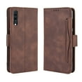 thumbnail image 1 of Case for Samsung Galaxy A70 Cover Adjustable Detachable Card Holder Magnetic closure Leather Wallet Case - Brown, 1 of 5