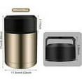 thumbnail image 6 of 28oz Soup Thermos, Stainless Steel Thermos for Hot Food, Wide Mouth Food Thermos Jar, Insulated Lunch Container Leak Proof Vacuum Thermal Flask (silver), 6 of 7
