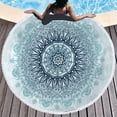thumbnail image 3 of Honrane Beach Towel Super Soft Extra Large Microfiber Quick Dry Water Absorbent Beach Blanket Bath Towel for Home, 3 of 8