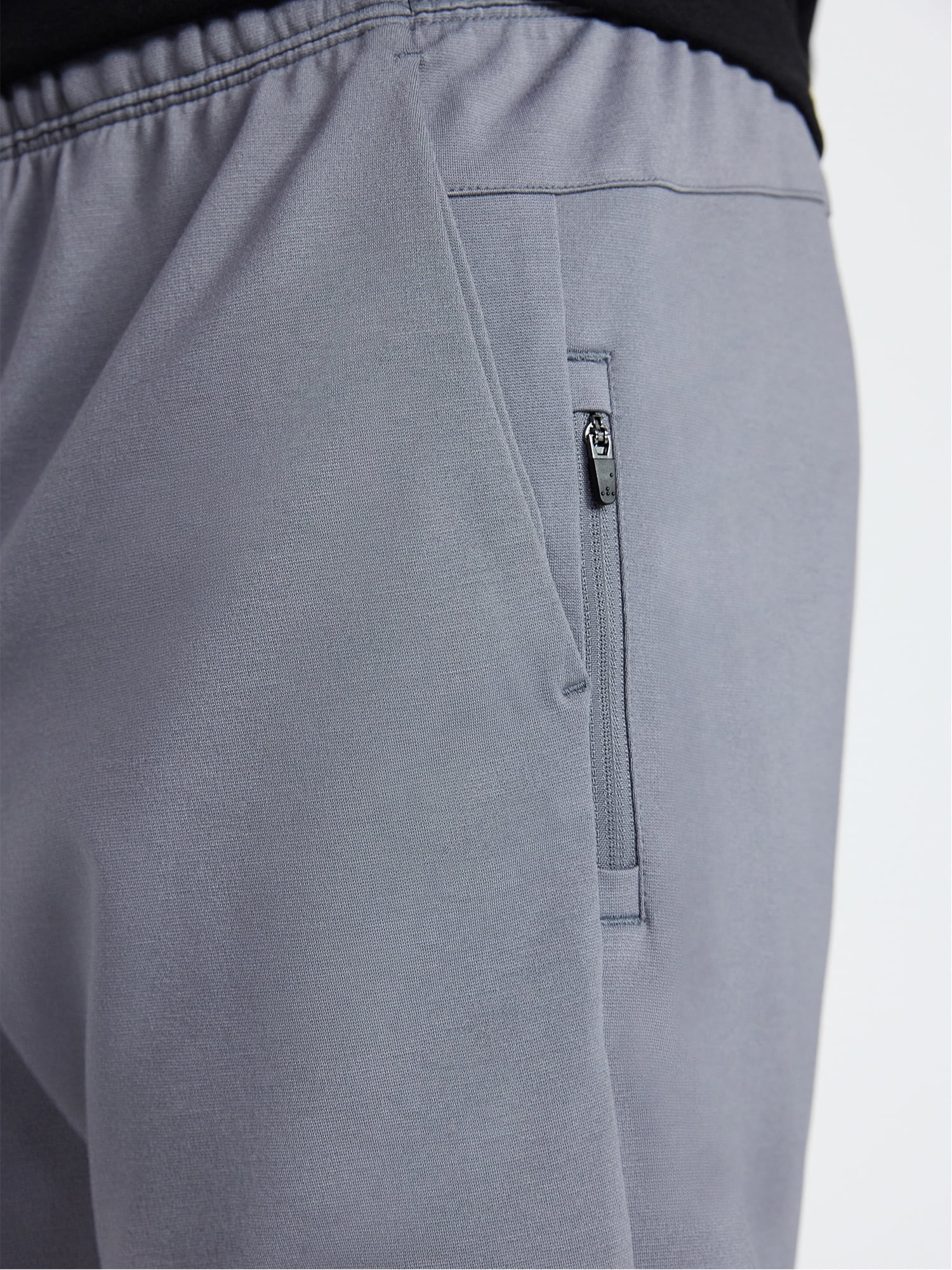 Athletic Works Men's and Big Men's Ponte Shorts, 7'' Inseam, Sizes XS-5XL