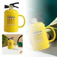 thumbnail image 2 of Glass&Bottle Novelty Ceramic Cup with Lid and Spoon by Fire Extinguisher Functional Drinking for Home, 2 of 7