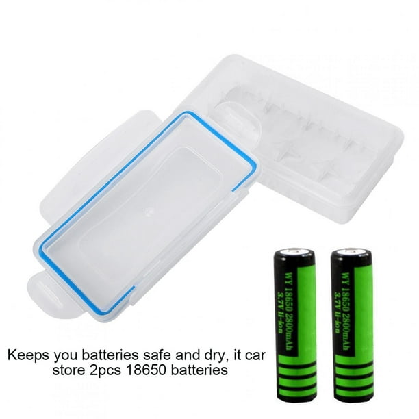 Ymiko Battery Holder, Durable Easy To Carry Waterproof Small Size Battery Box, For Home