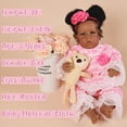 thumbnail image 3 of Muñeca Reborn Rebornova, negra, afroamericana, 51 cm, 3 of 8