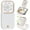 White, variant on Portable Mini Handheld Fan, 3000mah Rechargeable Small Hand Held Cooling Fans Blow Cold Air for Women Men Kids Compat Face Makeup Fan Travel Essentials Gift