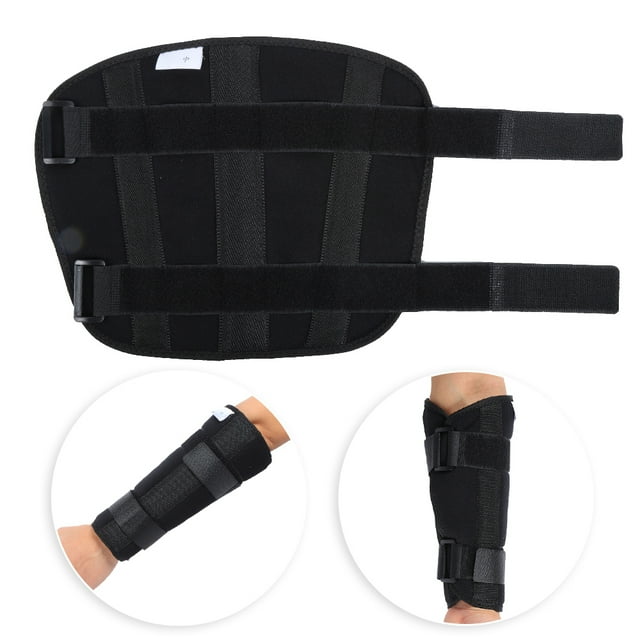 Forearm Forearm Fixing Band Arm Fracture Sprain Plywood Fixation Brace Rehabilitation Support Black