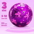 thumbnail image 3 of PLAYZAP Size 3 Soccer Ball with Pump, Toddler Soccer Ball for Kids 3-8 Years Old - Indoor Outdoor Sports Ball Toys Girls Boys - Purple Unicorn, 3 of 9