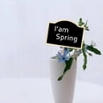 20 Pcs Blackboard Garden Flower Labels Plant Markers Mini Message Board