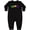 AB-Black, variant on New Orleans, Louisiana Baby Fleece Romper