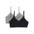 thumbnail image 2 of Wonder Nation Girls' Seamless Ruched Recycled Bra, 2-Pack, Sizes XS-2XL, 2 of 3