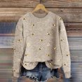thumbnail image 1 of women's early spring and autumn knitted cardigan jacket, 1 of 6