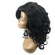 thumbnail image 3 of Fibra de cabello ondulado corto Negro Partición Mujeres Peluca rizado de alta temperatura peluca brasileña, 3 of 6