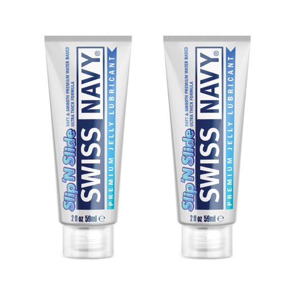 Swiss Navy Slip N Slide Premium Jelly Lubricant 2oz - 2 Pack