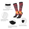 thumbnail image 4 of Picia Women Crew Soft Moisture-wicking Socks Sunset Western Desert Cowboy Pattern Design Cotton Socks, One Size fit All, 4 of 9