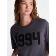thumbnail image 4 of No Boundaries Boxy Cropped Graphic Tee, Women's and Women's Plus XXS-4X, 4 of 5