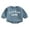 Blue, variant on Sylvamorning Baby Boys Girls Bubble Romper Long Sleeve Embroidery Letter Onesie Bodysuit Newborn Infant Casual Jumpsuit Spring Fall Daily Clothes 3M 6M 12M 18M