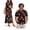 Cherry, variant on Yuyamidu His and Hers Matching Outfits Mens Floral Button Down Shirt Womens Hawaiian Dresses Round Neck Split Long Maxi Dress Button Up Shirt Matching Tropical Outfits for Couples Men's S